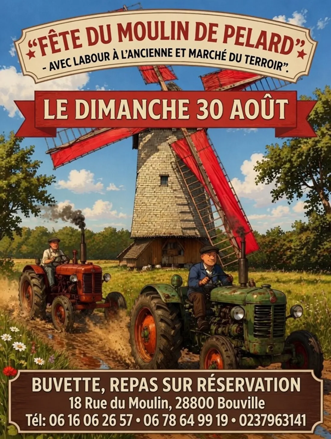 BOUVILLE - Fête du Moulin Pelard