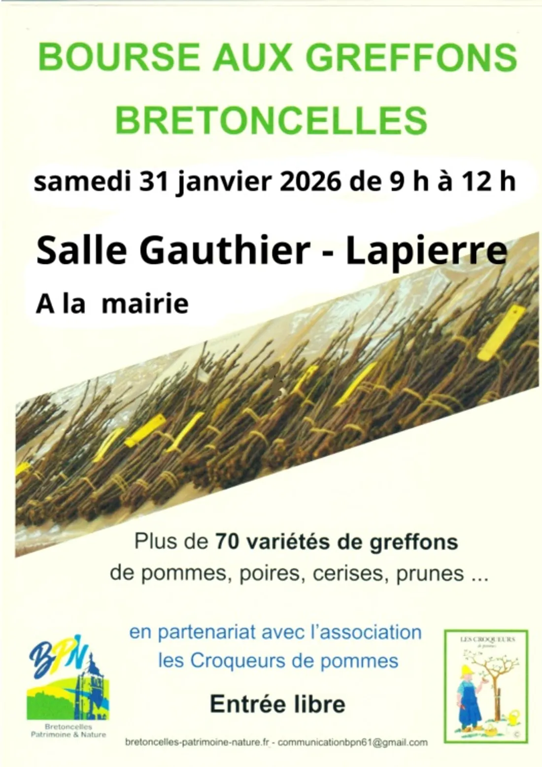 BRETONCELLES (61) - Bourse aux Greffons