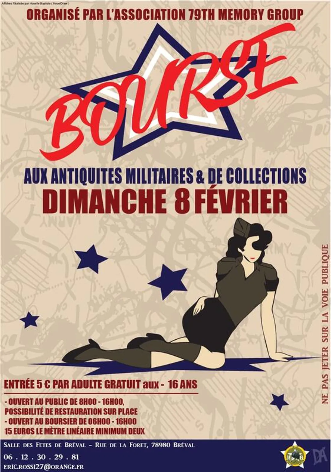 BRÉVAL (78) - Bourse aux antiquités militaires et de collections
