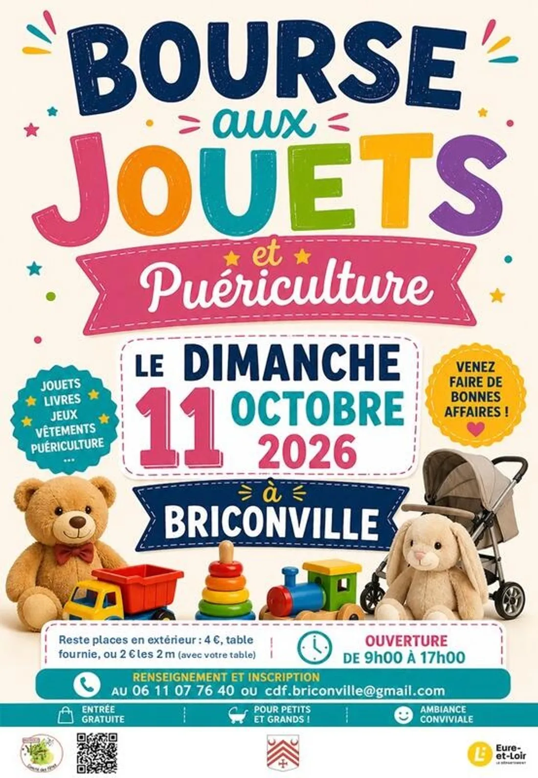 BRICONVILLE - Bourse aux jouets et puériculture