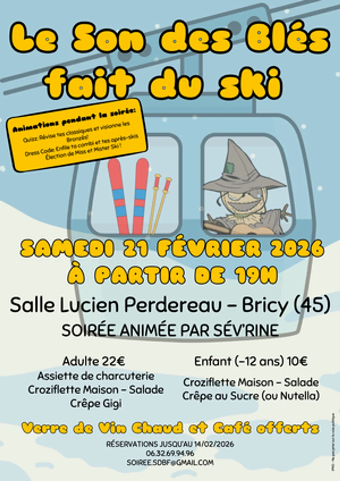 BRICY (45) - Le Son des blés fait du ski