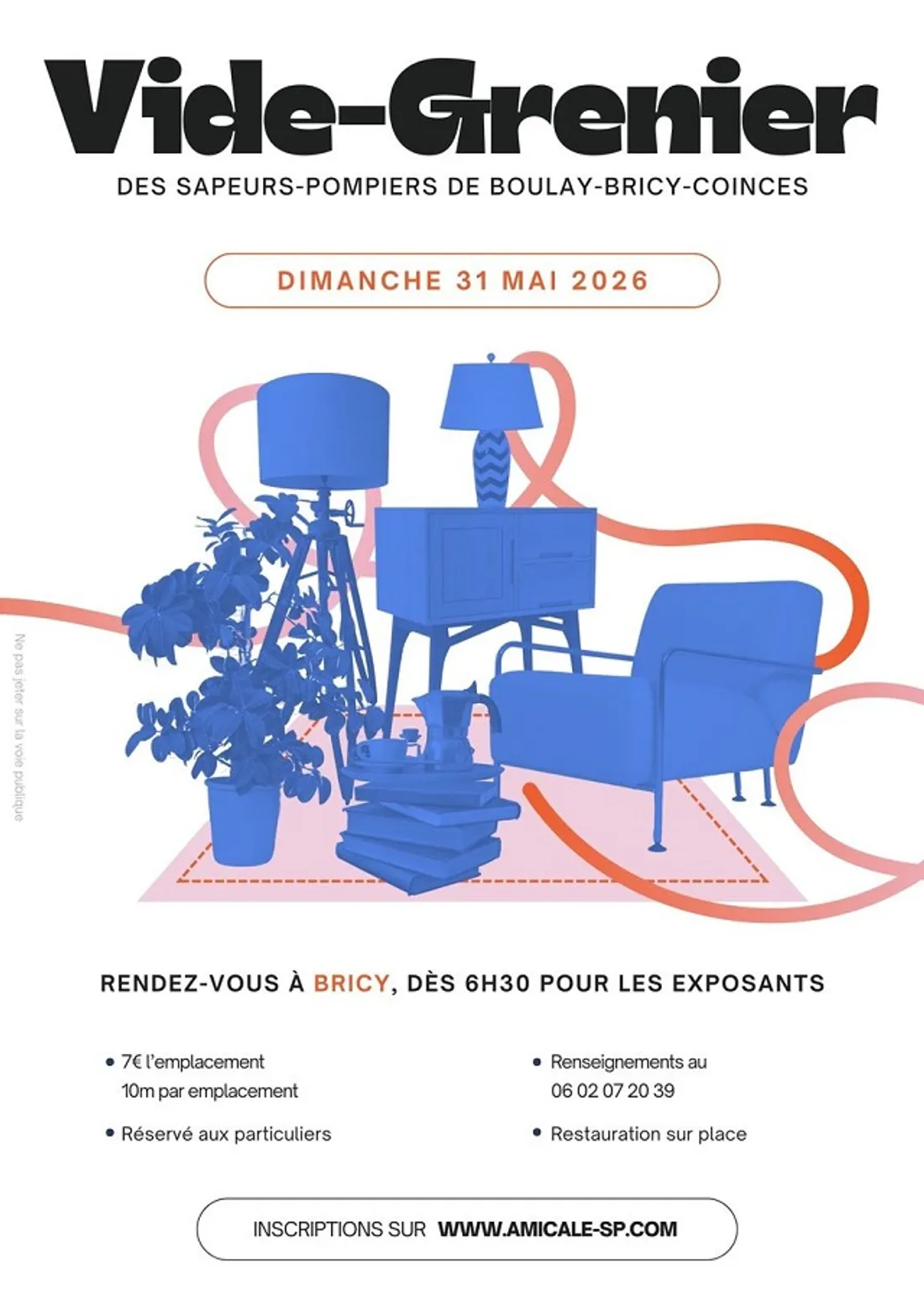 BRICY (45) - Vide-greniers des sapeurs-pompiers