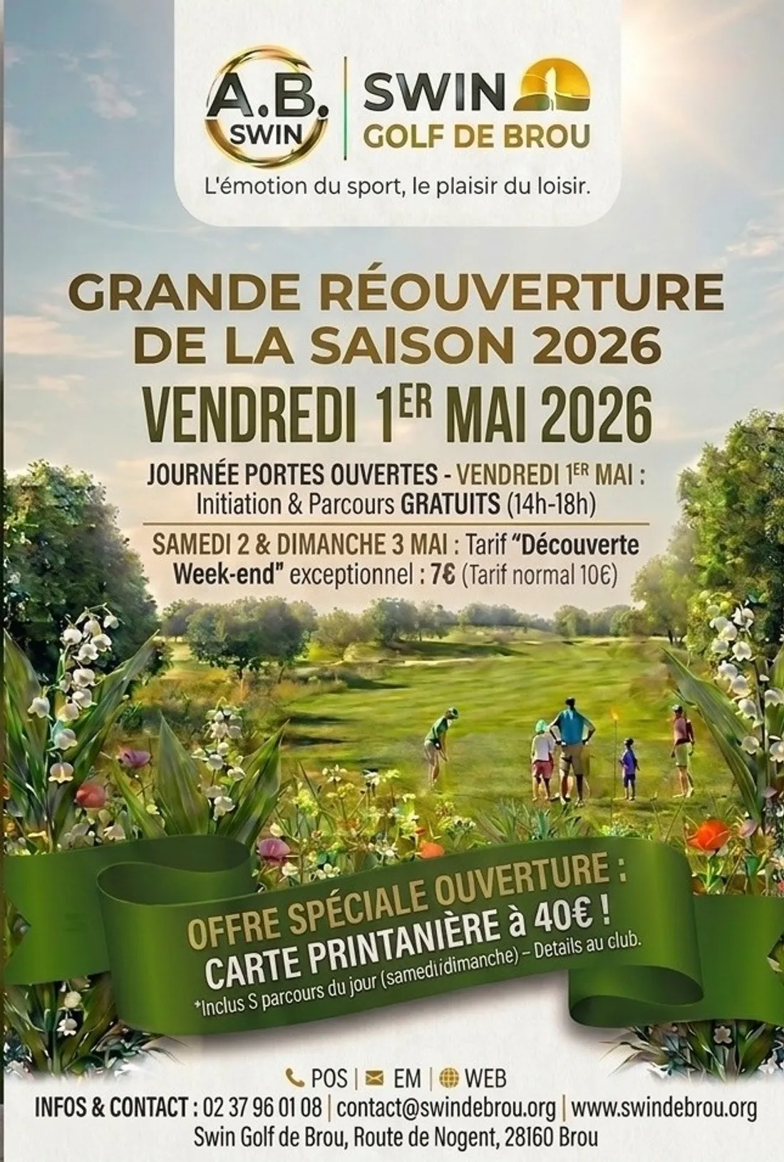 BROU - Portes ouvertes du Swin Golf