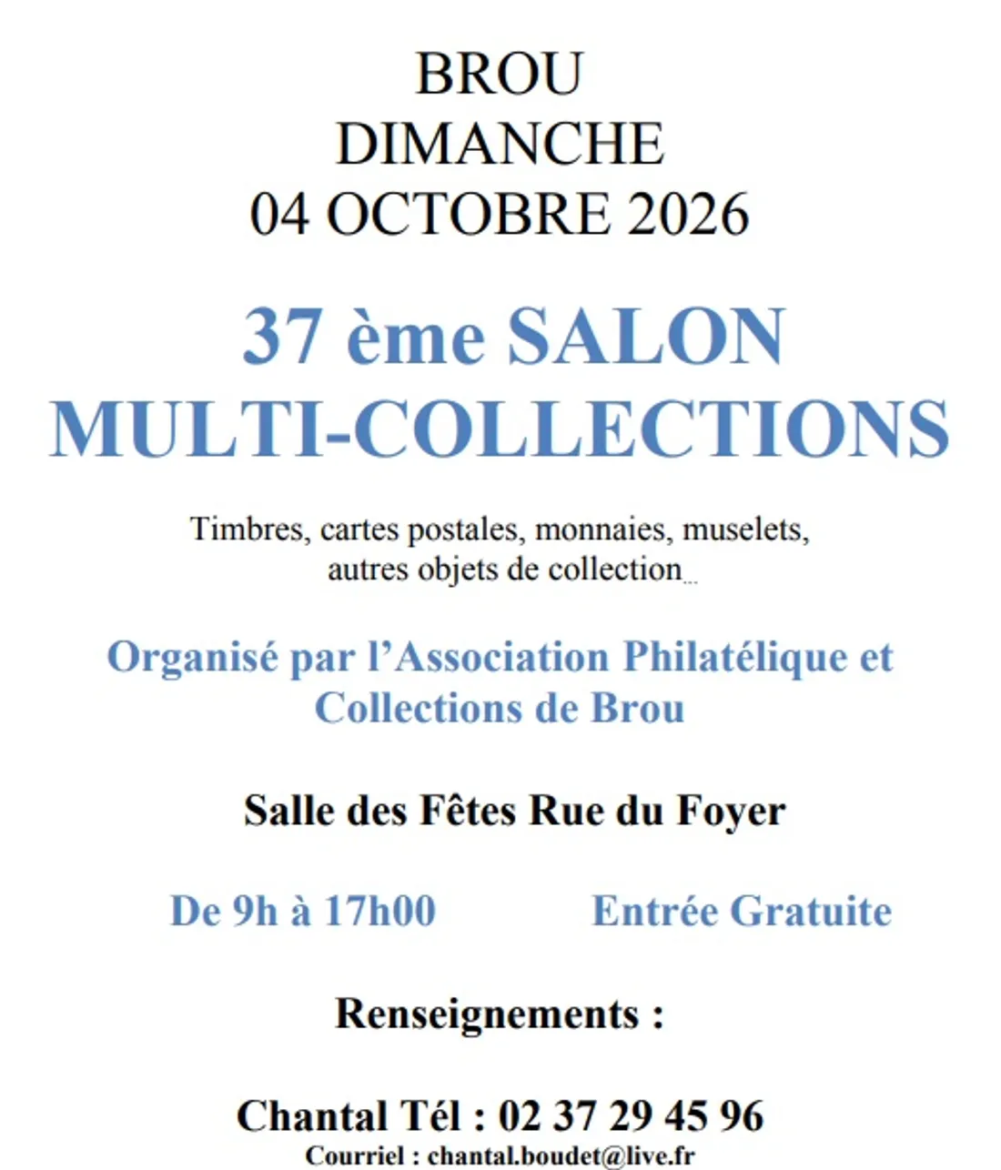 BROU - 37e salon multi-collections