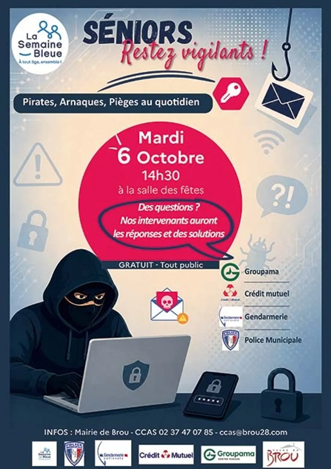 BROU - Semaine Bleue : Seniors, restez vigilants !