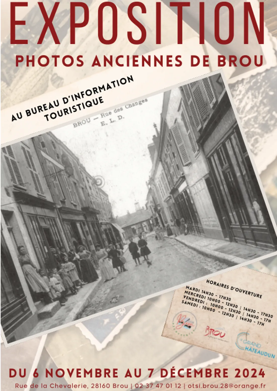 BROU - Exposition : photos anciennes de Brou
