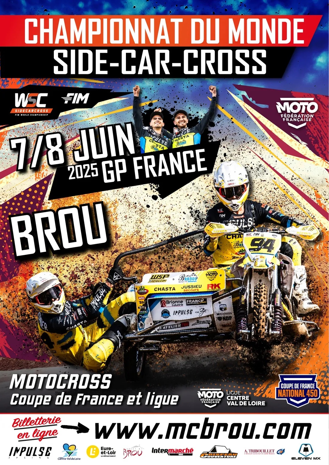 BROU - Championnat du Monde de side-car cross
