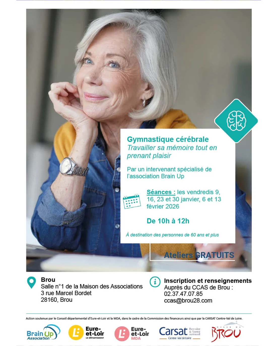 BROU - Atelier : gymnastique cérébrale