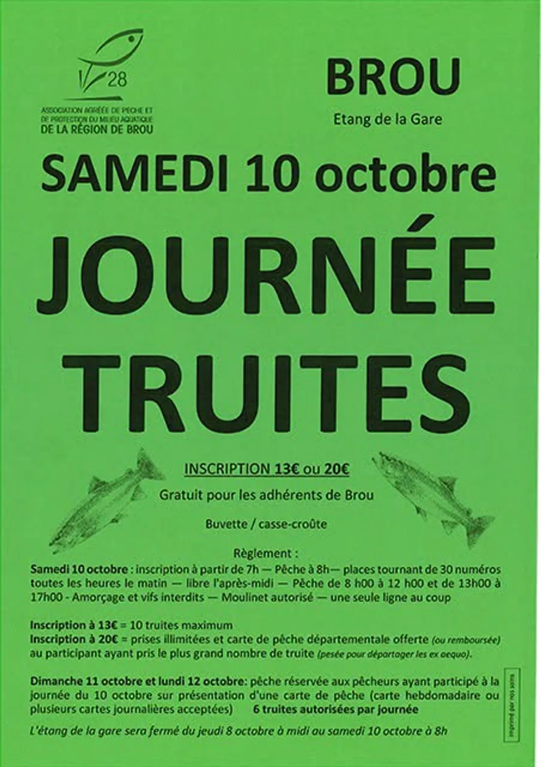 BROU - Journée truites