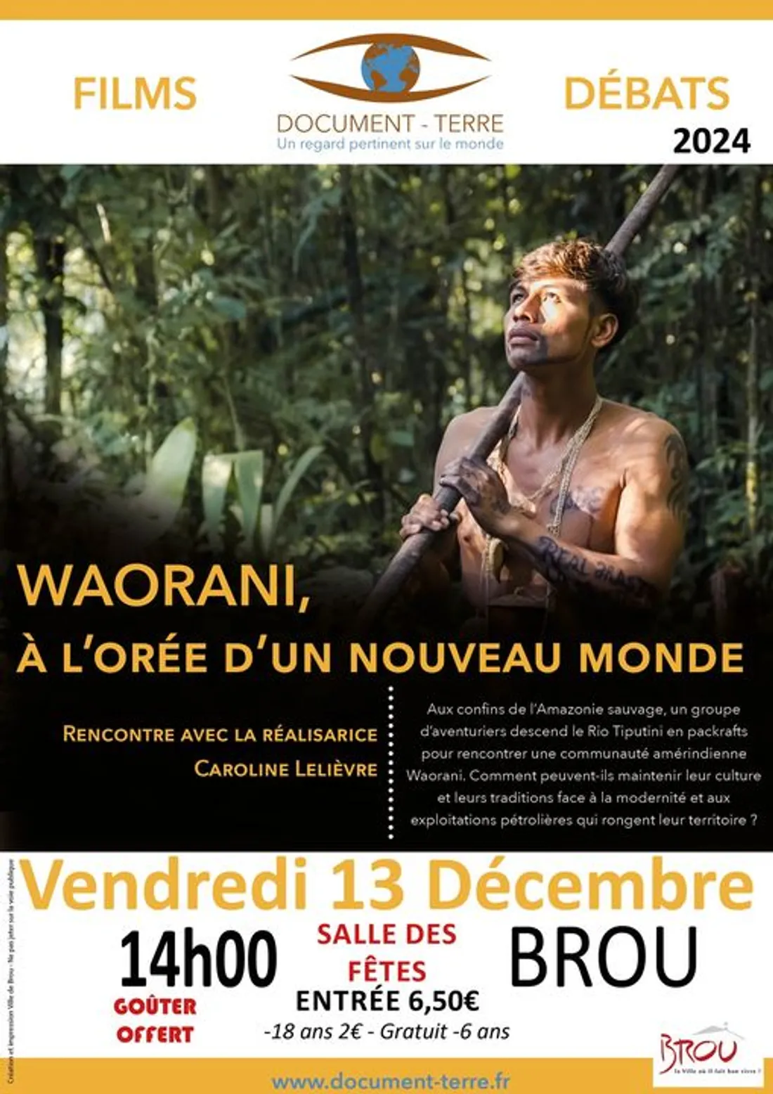 BROU - Documentaire : Waorani, l'orée d'un nouveau monde