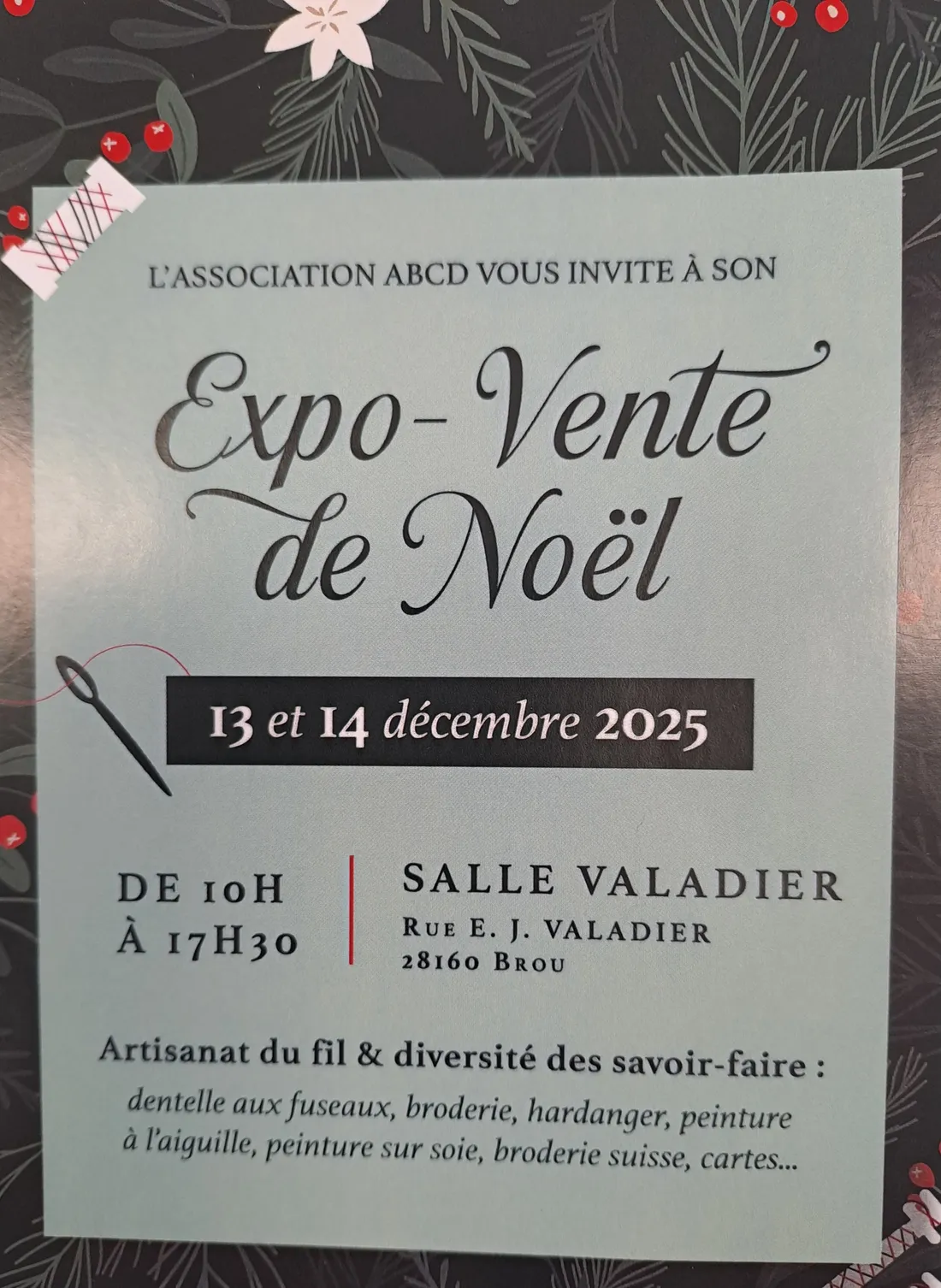 BROU - Expo-vente de Noël de l'ABCD