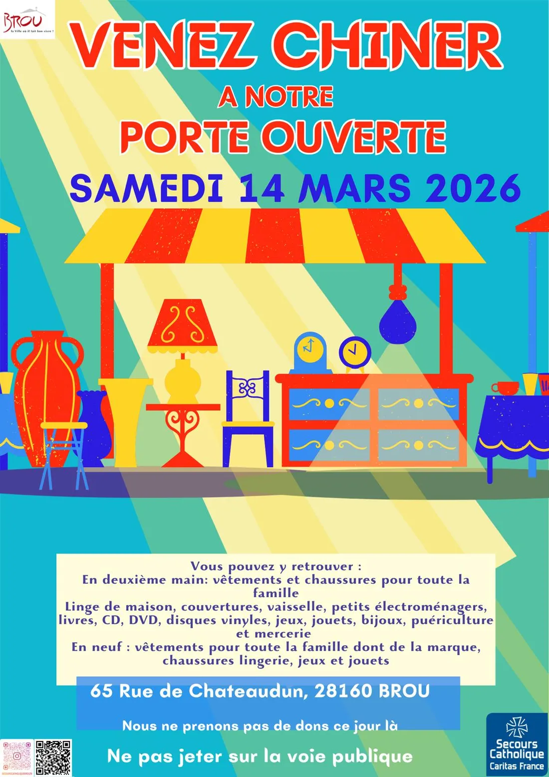 BROU - Portes ouvertes de la Brou'Tik solidaire