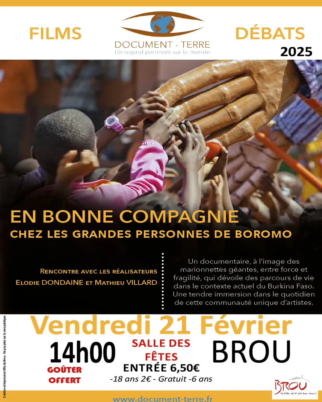 BROU - Documentaire : En bonne compagnie chez les grandes personnes de Boromo