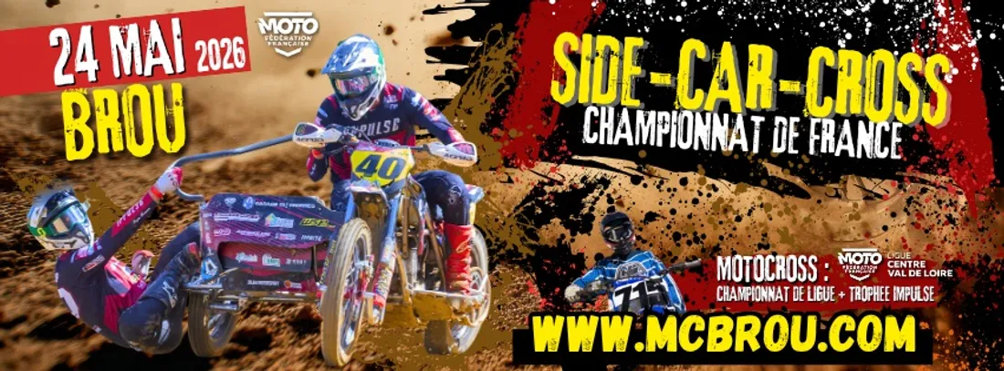 BROU - Championnat de France de Side-car-cross