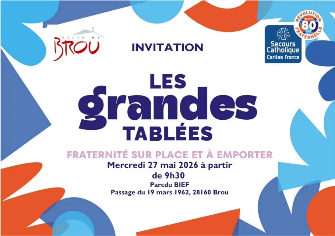 BROU - Les Grandes Tablées du Secours Catholique
