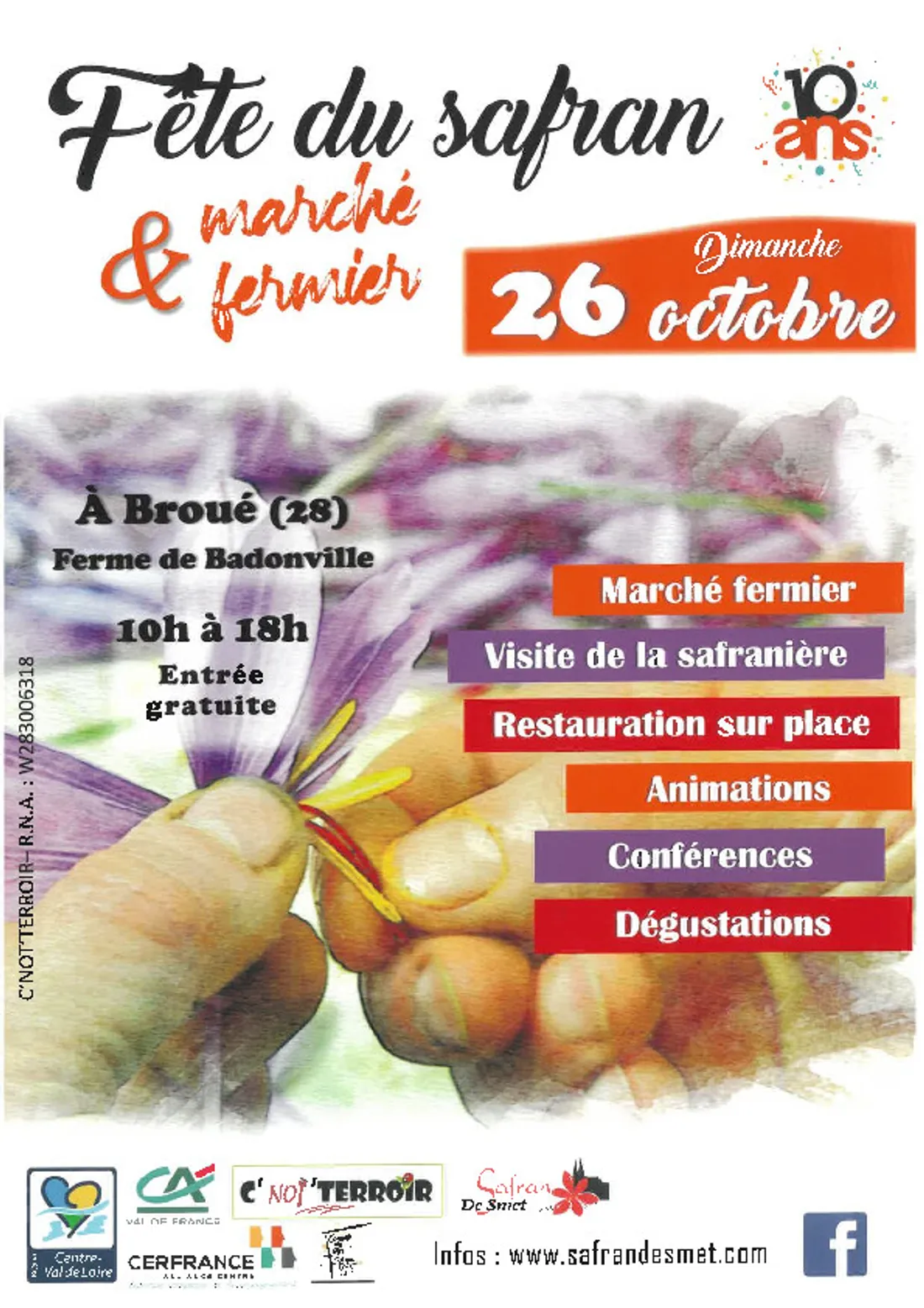 BROUÉ - Fête du safran et marché fermier