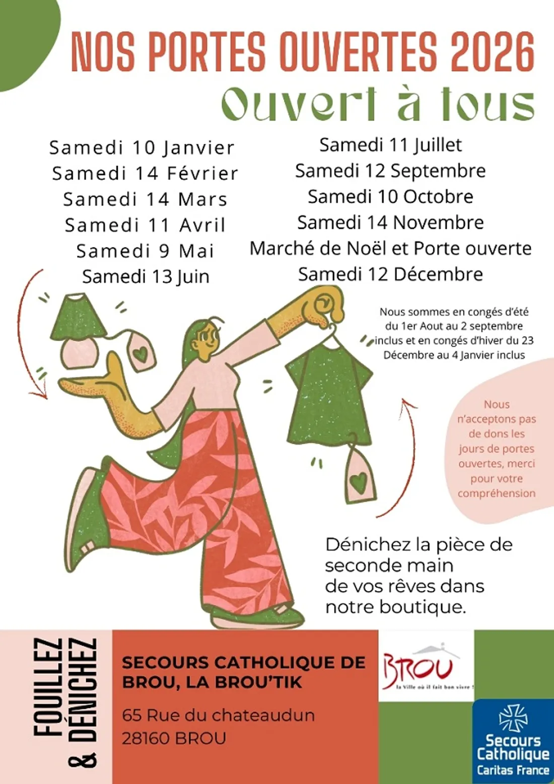 BROU - Portes ouvertes de la Brou'Tik solidaire