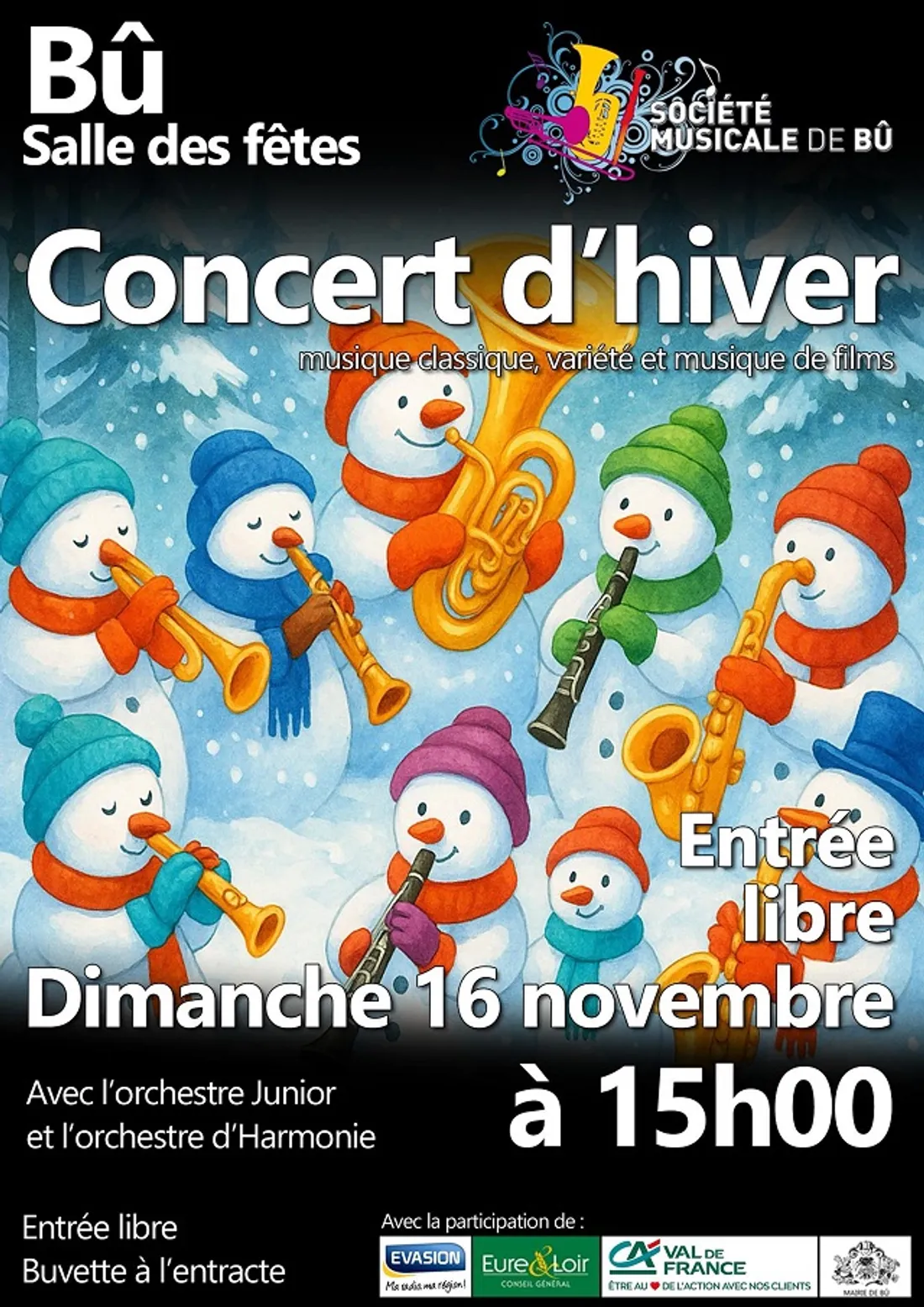 BÛ - Concert d'hiver de la société musicale