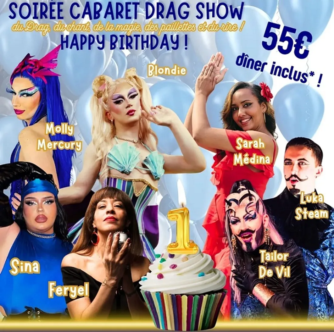 CONDÉ-SUR-HUISNE (61) - Soirée cabaret drag show