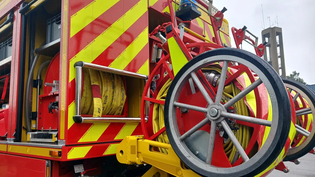 camion, lance à incendie, Intervention des pompiers, SDIS 28 