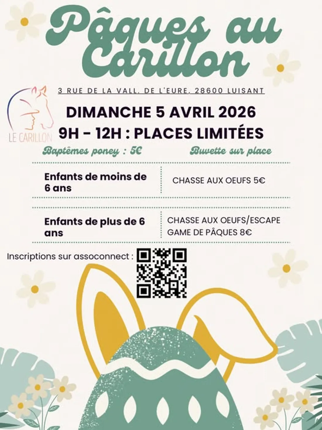 LUISANT - Chasse aux œufs : Pâques au Carillon