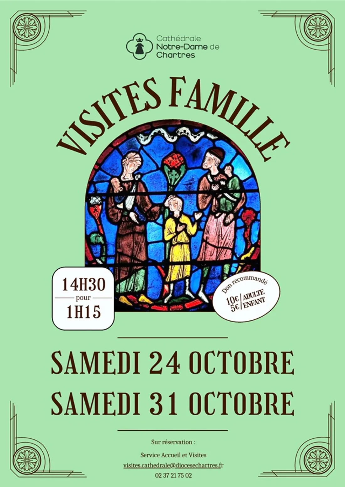 CHARTRES - Cathédrale : Visite famille