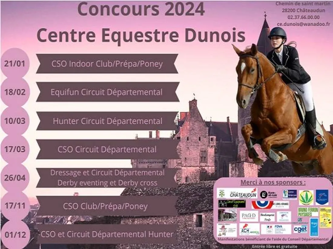 CHÂTEAUDUN - Concours Saut d'Obstacles