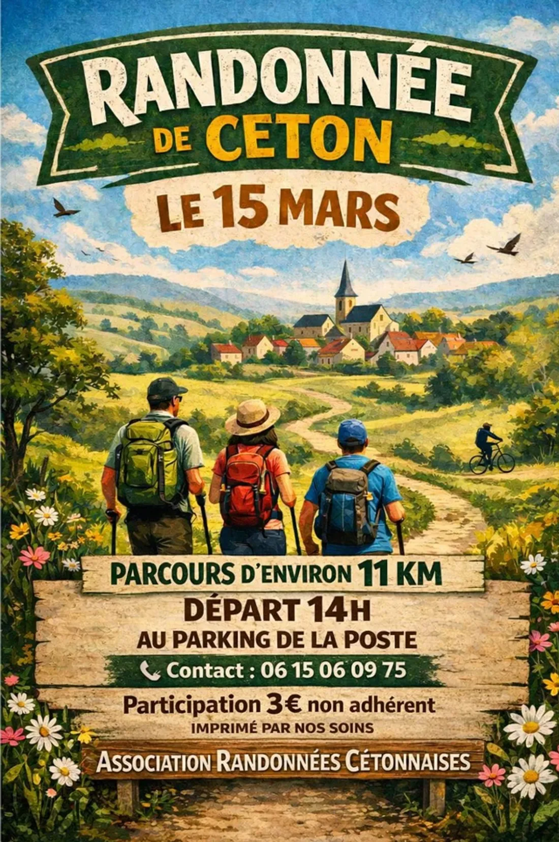 CETON (61) - Randonnée pédestre des Randonnées Cetonnaises