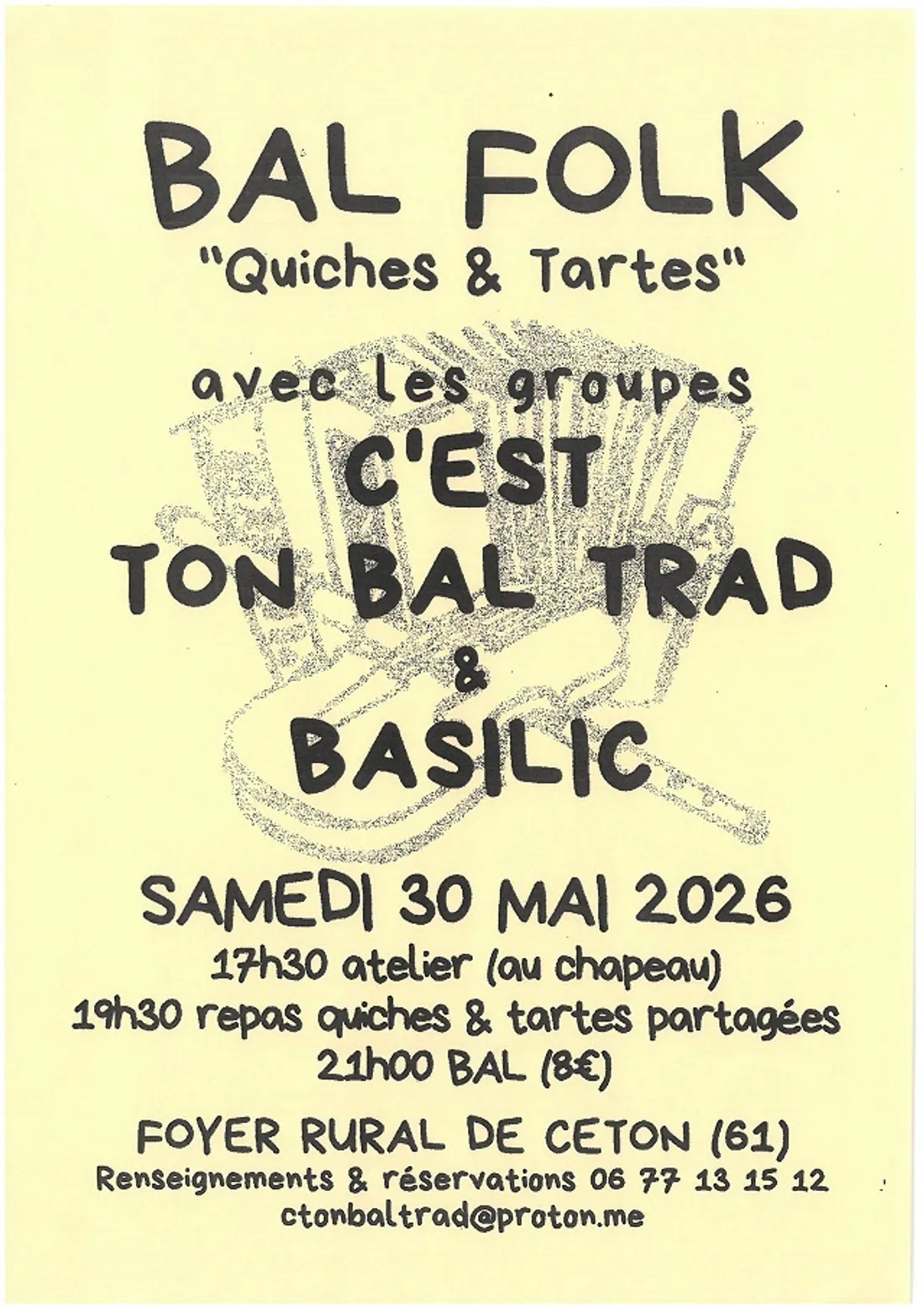 CETON (61) - Atelier et bal folk