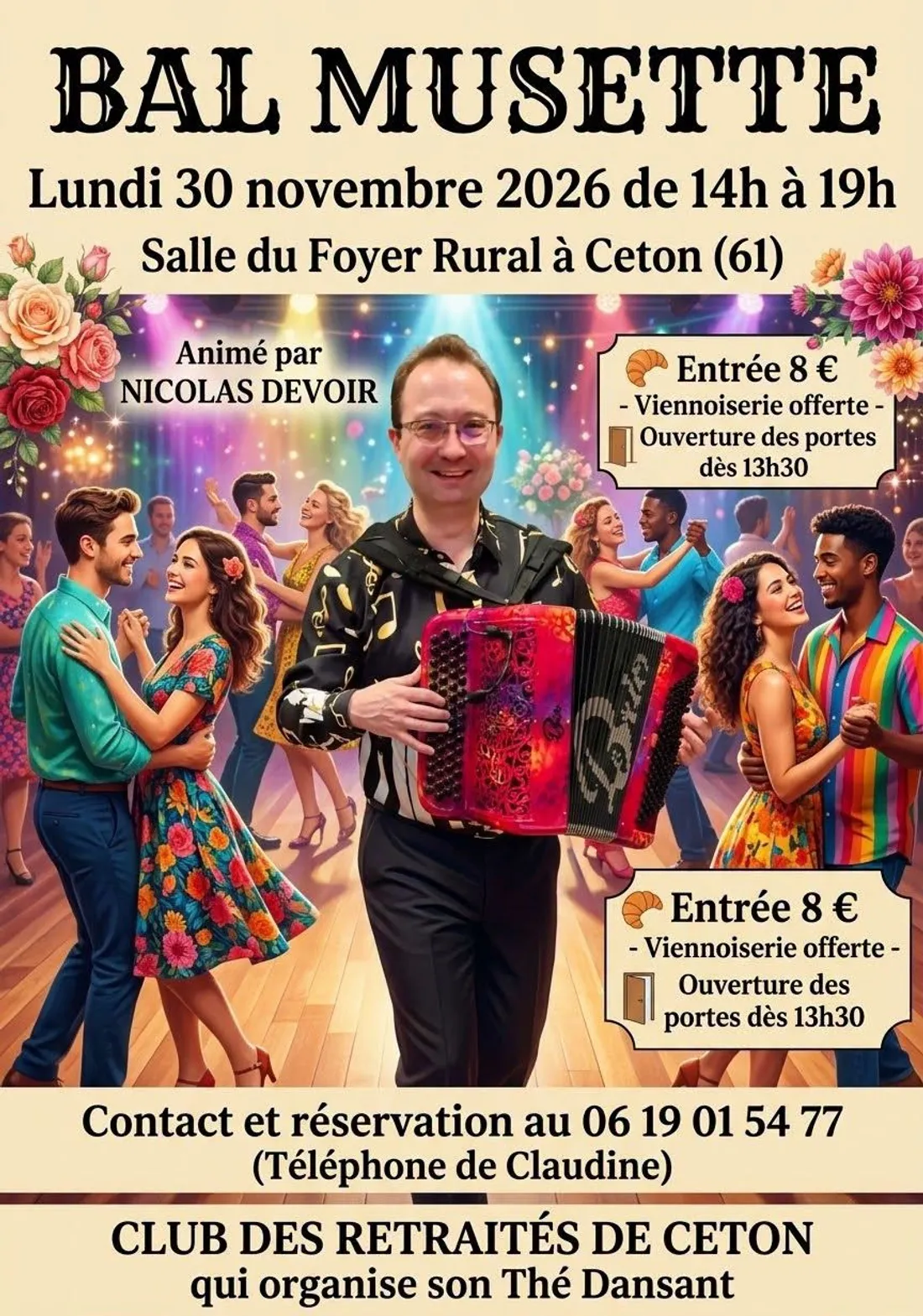CETON (61) - Thé dansant avec Nicolas Devoir