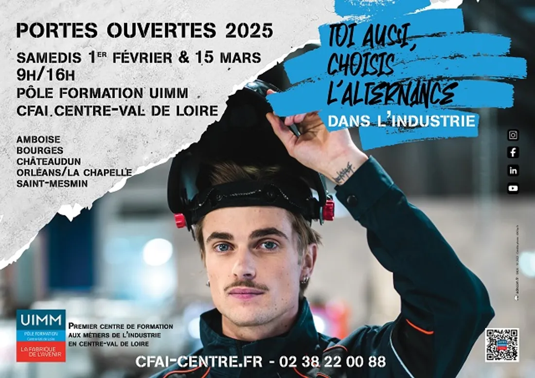 Portes ouvertes Pôle formation UIMM / CFAI Centre-Val de Loire 0102-15032025
