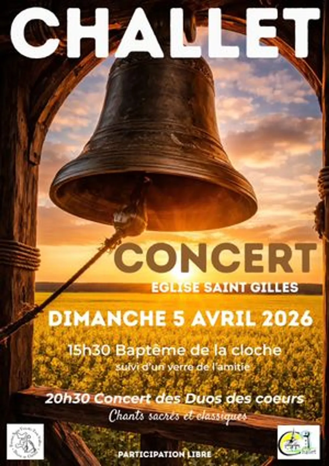 CHALLET - Baptême de la cloche et concert