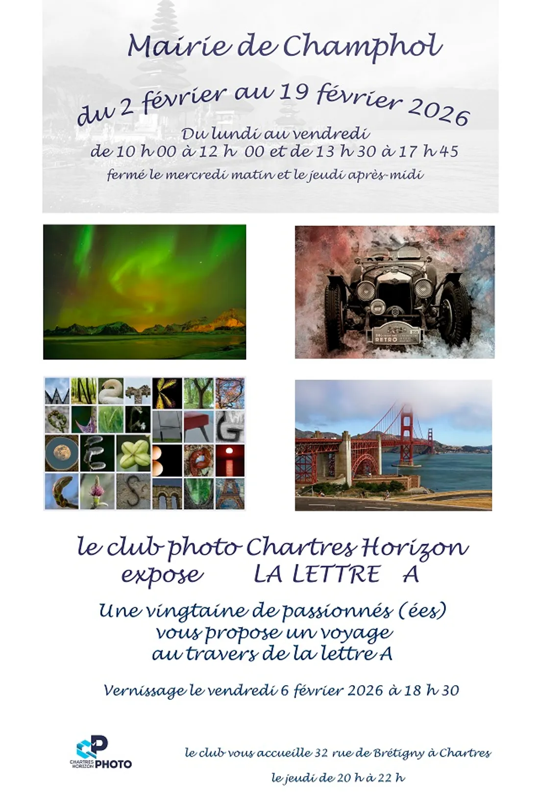 CHAMPHOL - Exposition du club photo Chartres Horizon