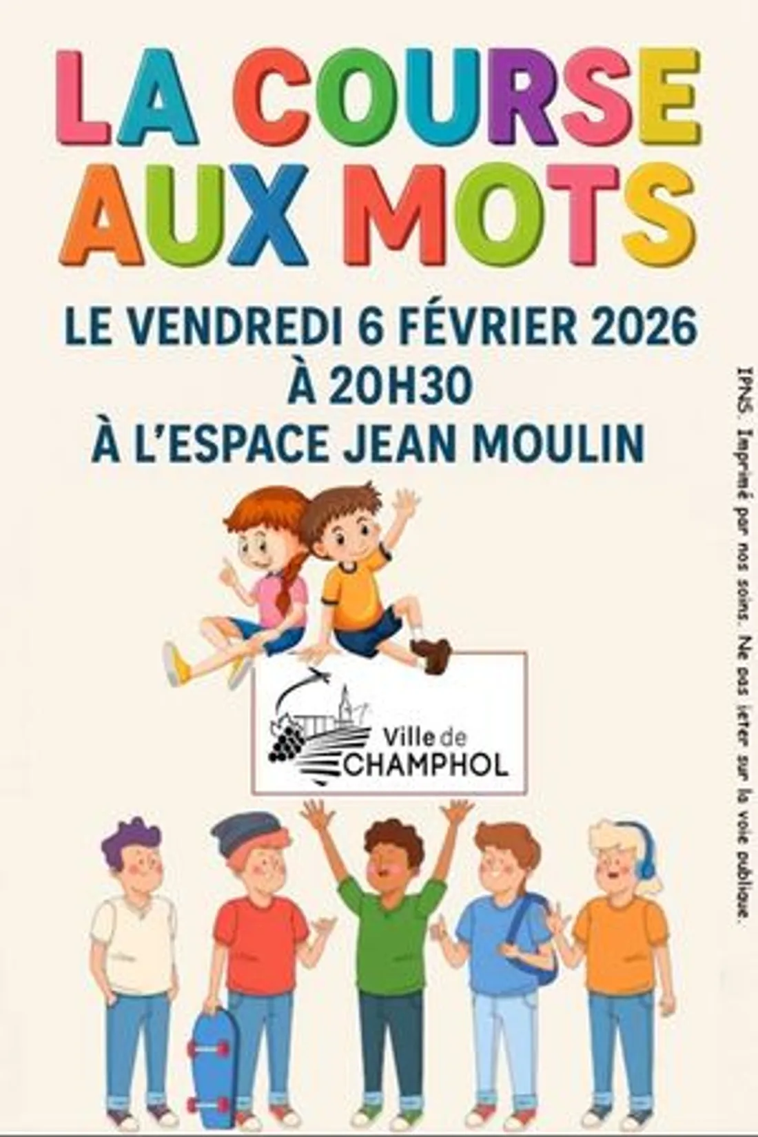 CHAMPHOL - La course aux mots