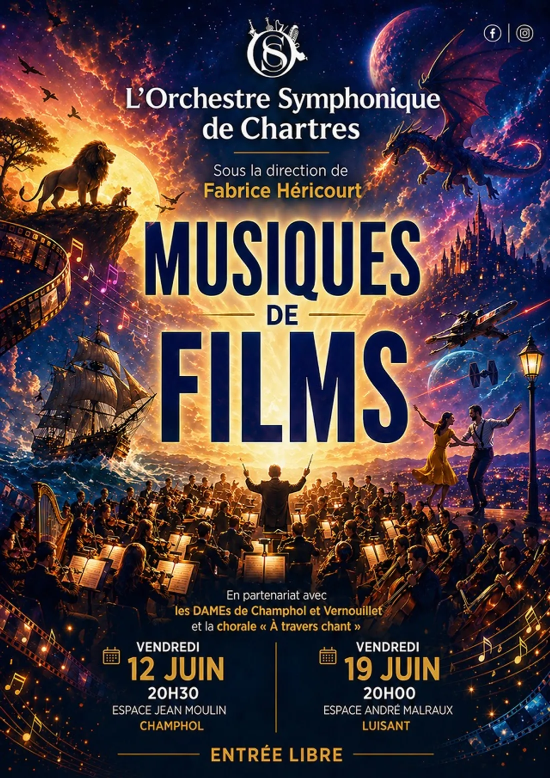 CHAMPHOL - Concert : musiques de films