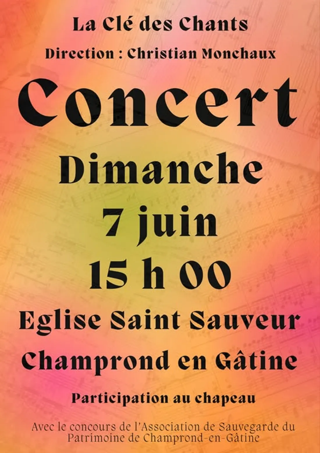 CHAMPROND-EN-GÂTINE - Concert de la Clé des Chants