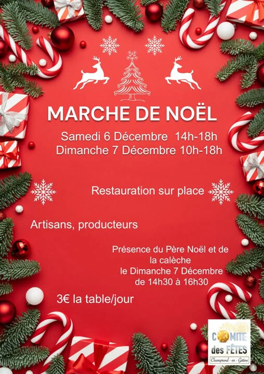 CHAMPROND-EN-GÂTINE - Marché de Noël