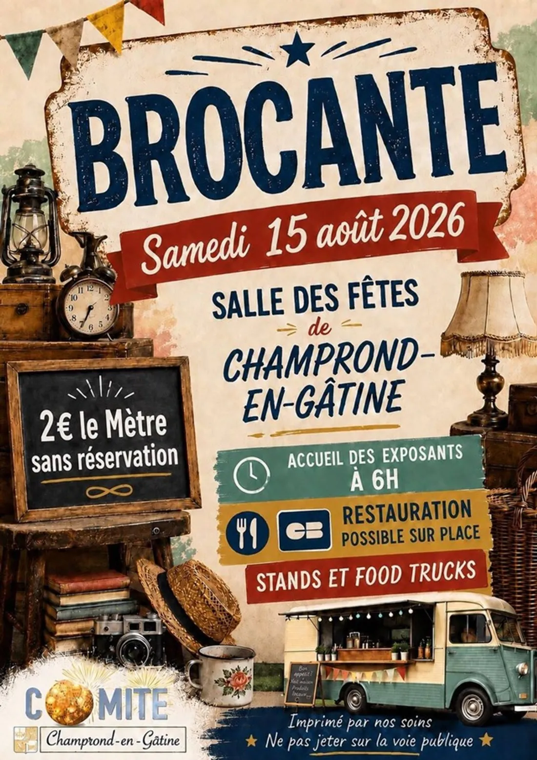 CHAMPROND-EN-GÂTINE - Brocante de la Saint-Sauveur