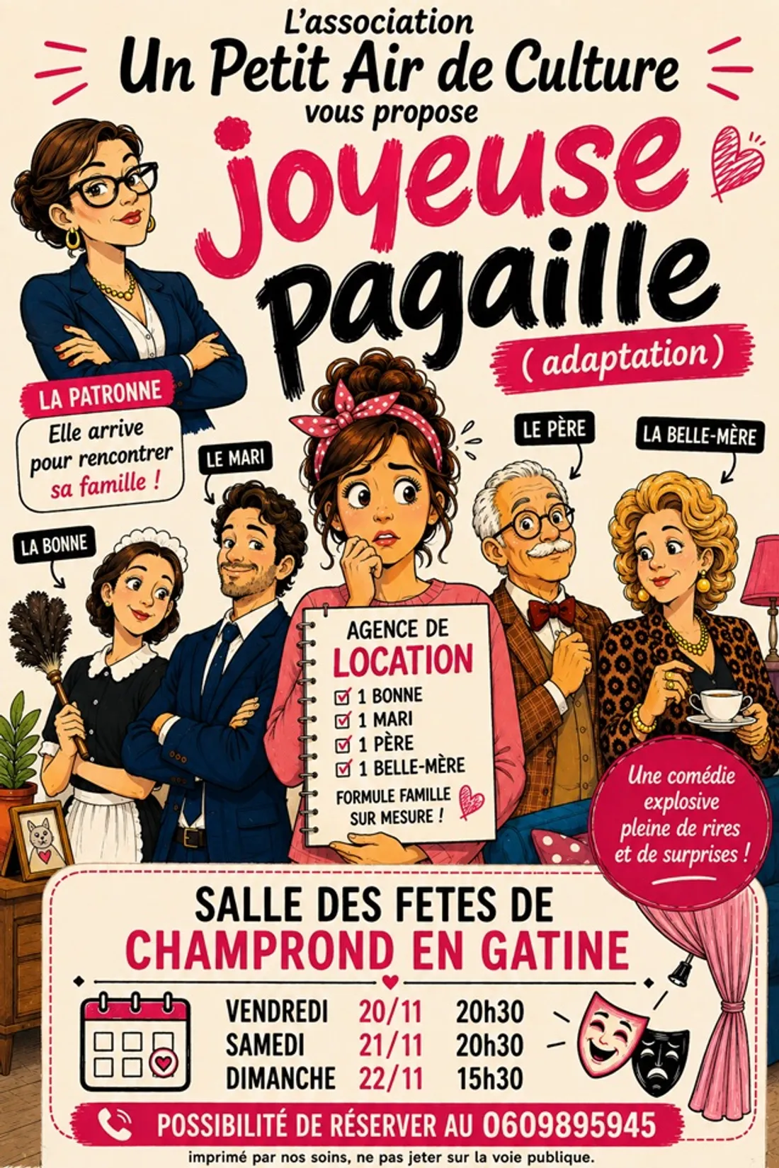 CHAMPROND-EN-GÂTINE - Théâtre : Joyeuse pagaille