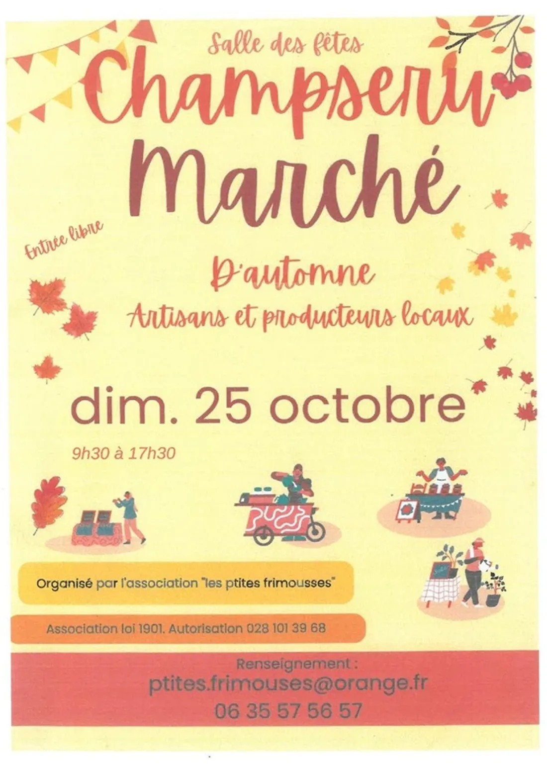 CHAMPSERU - Marché d'automne Artisans et producteurs locaux