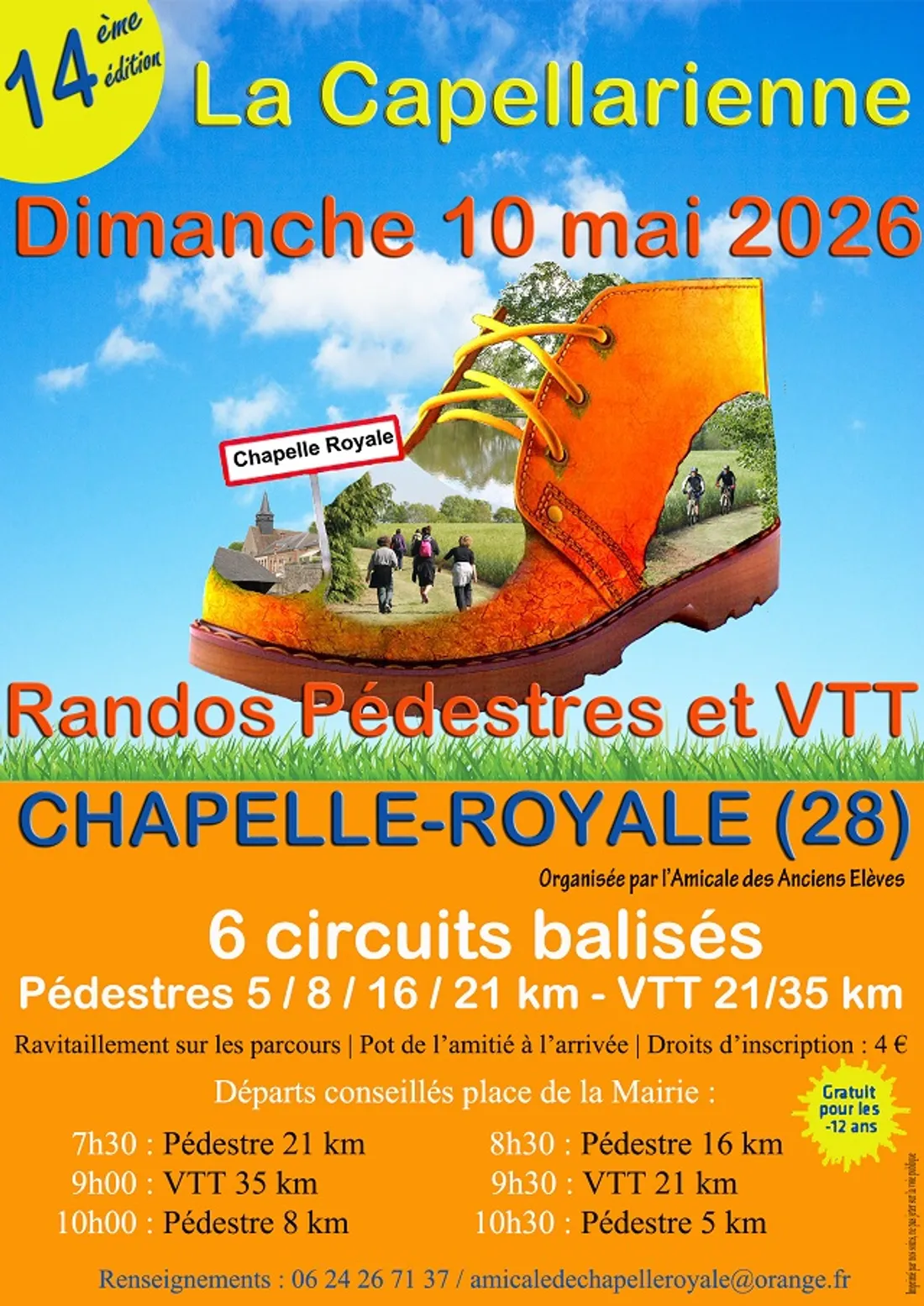 CHAPELLE-ROYALE - Randonnée pédestre et VTT : La Capellarienne