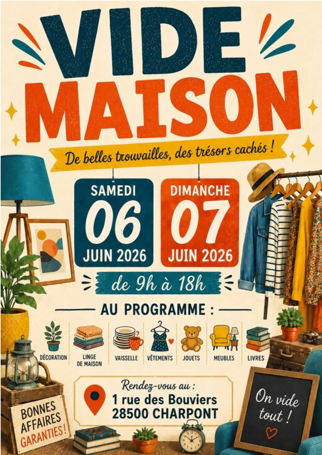 CHARPONT - Vide maison
