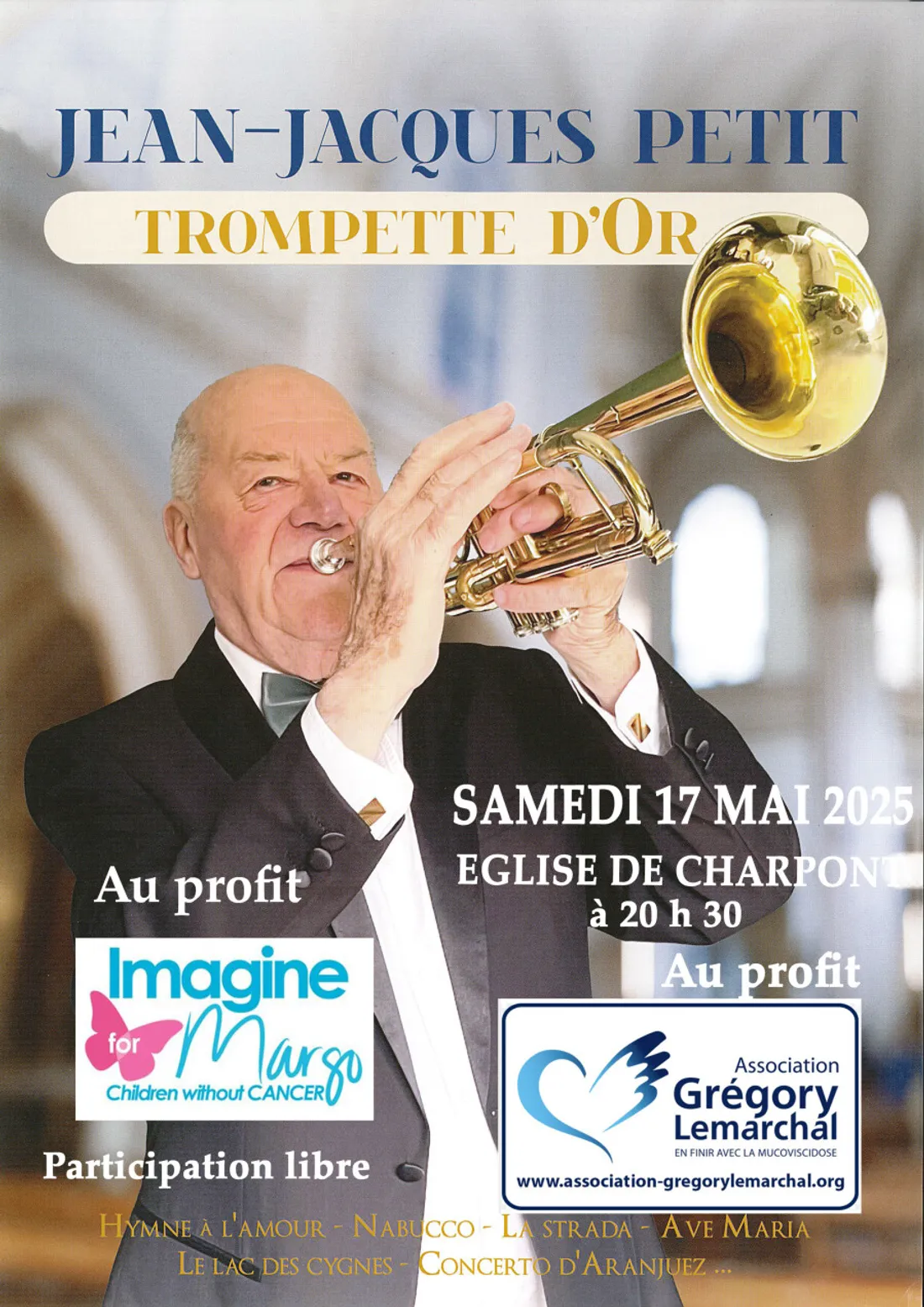 CHARPONT - Concert : Jean-Jacques Petit, trompette d'or