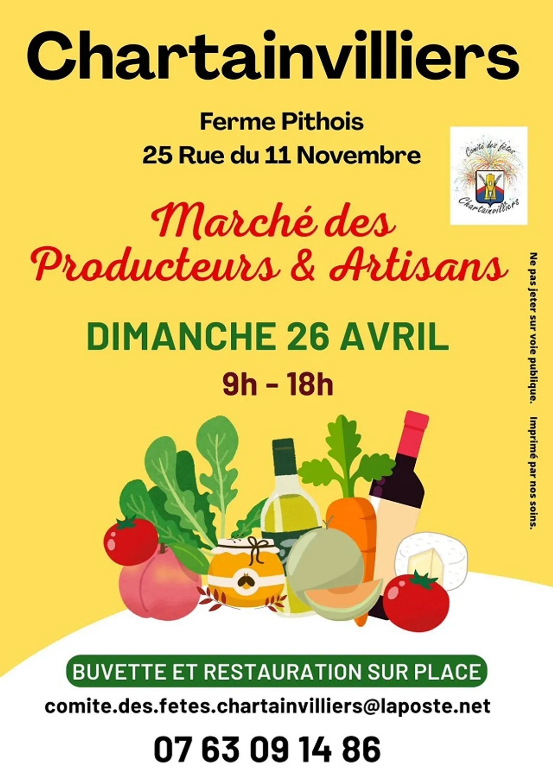 CHARTAINVILLIERS - Marché des producteurs & artisans