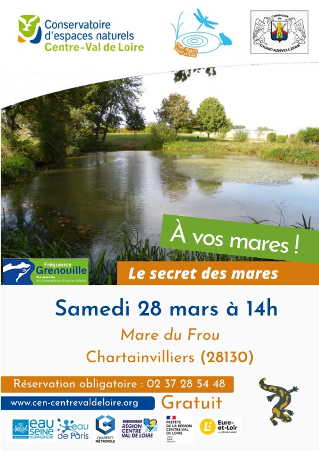 CHARTAINVILLIERS - Nature : Le secret des mares