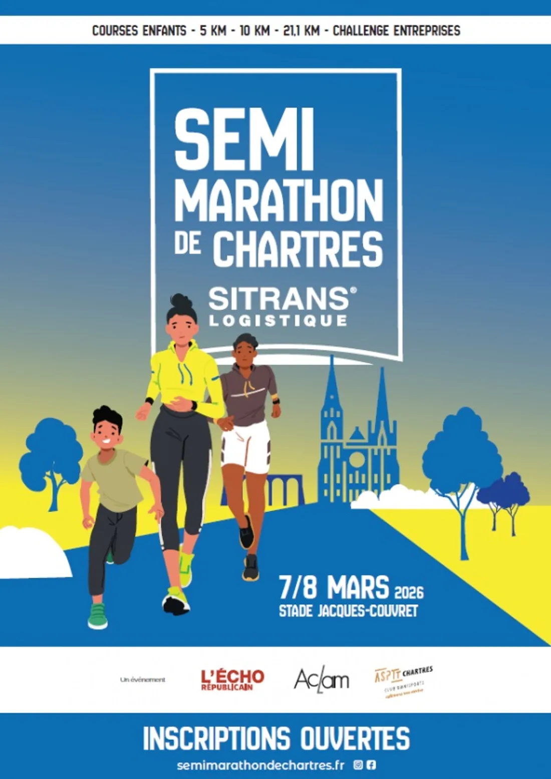 CHARTRES - Semi-marathon de Chartres Sitrans