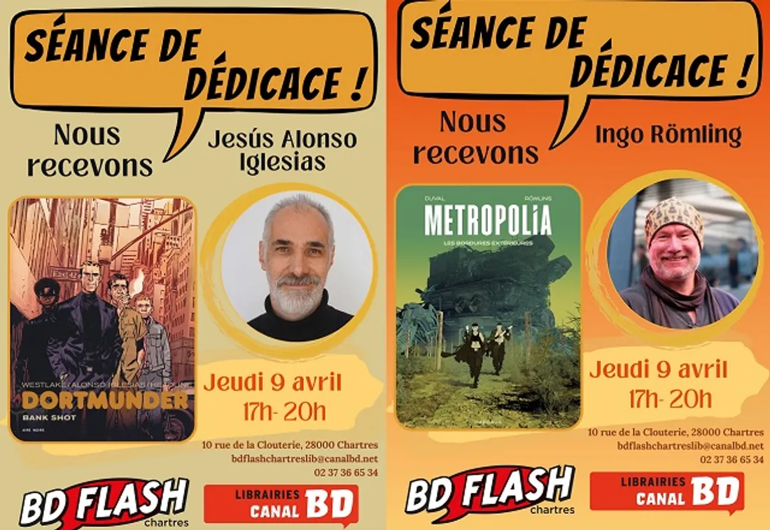 CHARTRES - Dédicace : Ingo Römling / Jesus Alonso Iglesias