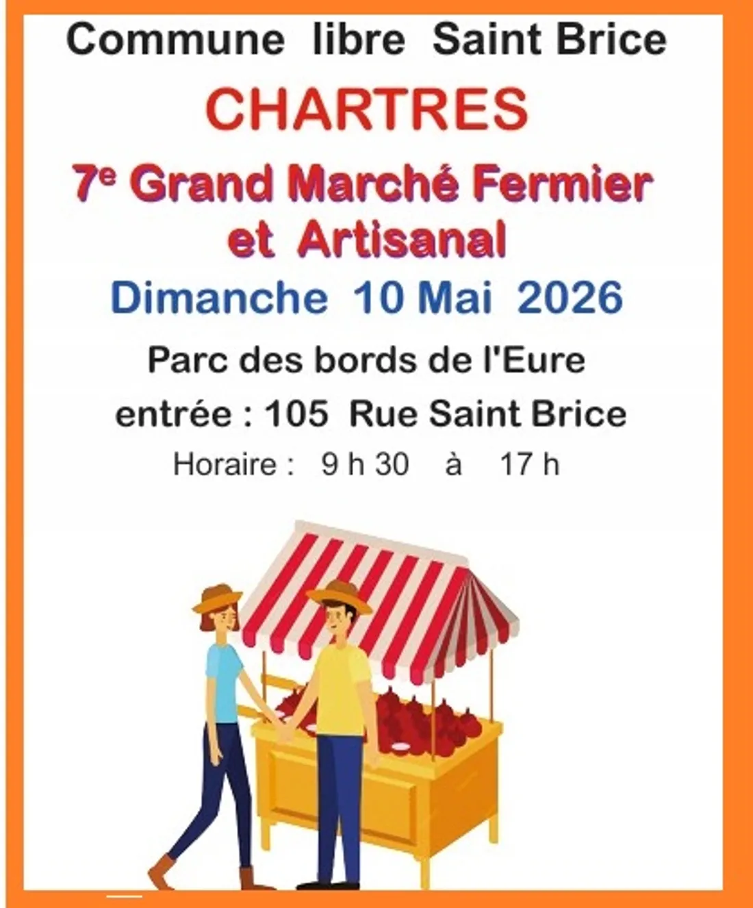 CHARTRES – 7e Grand Marché fermier et artisanal