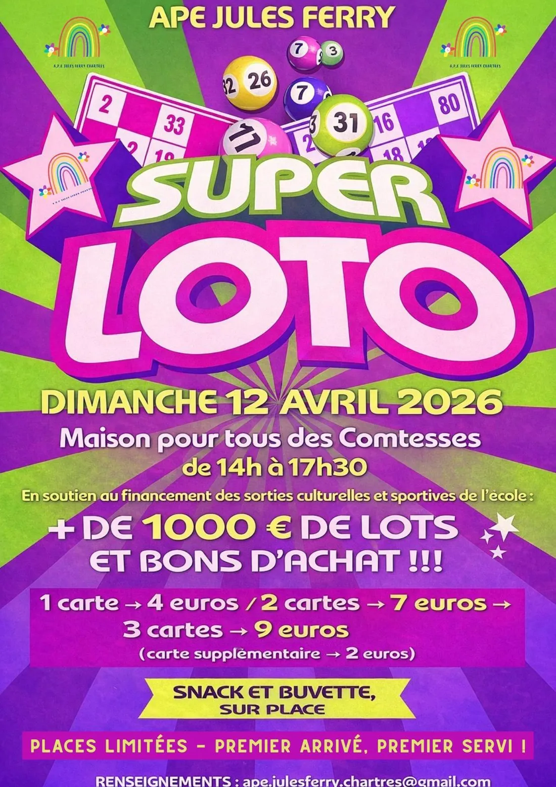 CHARTRES - Loto de l'APE Jules Ferry