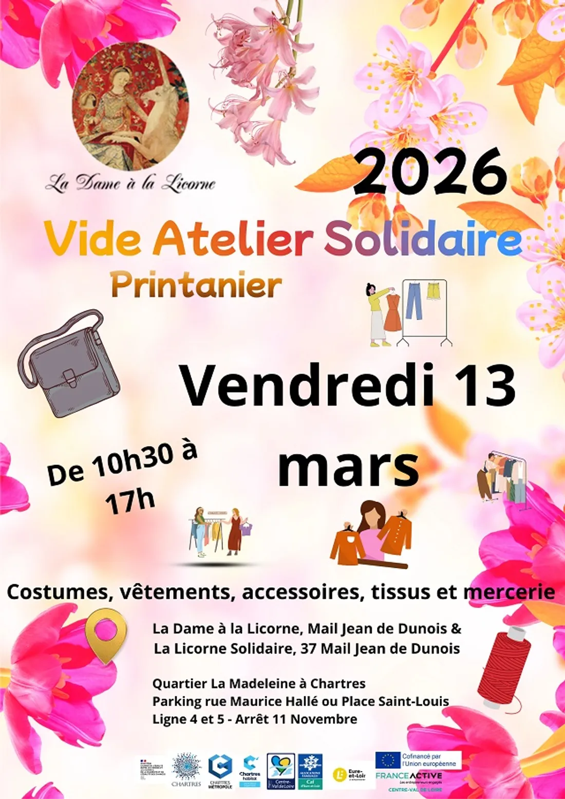 CHARTRES - Vide-atelier de La Dame à la licorne